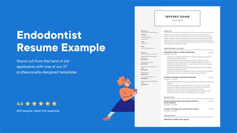 Endodontist Resume Examples & Writing tips 2023 (Free Guide) - Dentist Resume Sample