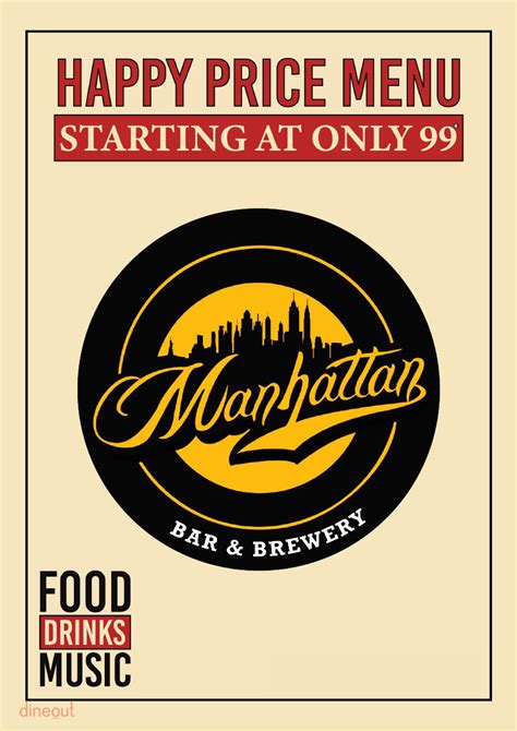 Menu of Manhattan Bar & Brewery, Sector 43, Delhi | Dineout