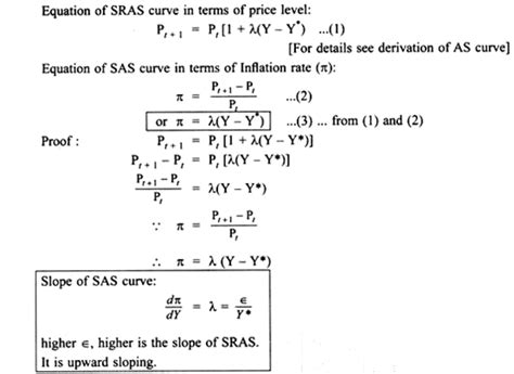 Derivation of Expectation - Augment Philips Curve Equation from the AS ...