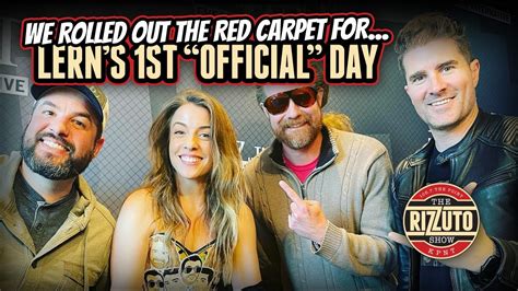 We rolled out the RED CARPET for LERN's first day on the Rizz Show! - YouTube