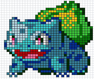 Pixel Bulbasaur by luckyworld2510 on DeviantArt