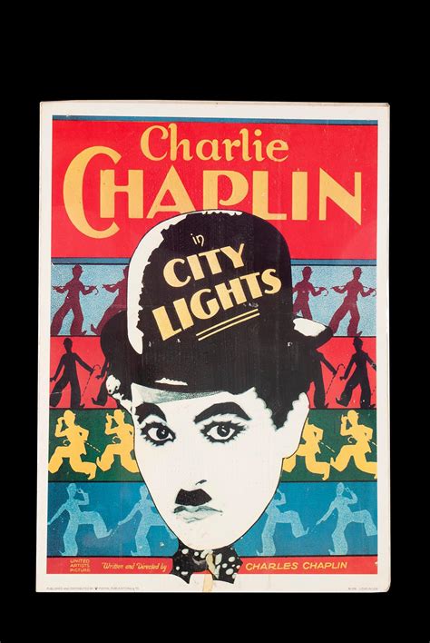 Lot - CHARLIE CHAPLIN IN "CITY LIGHTS" POSTER