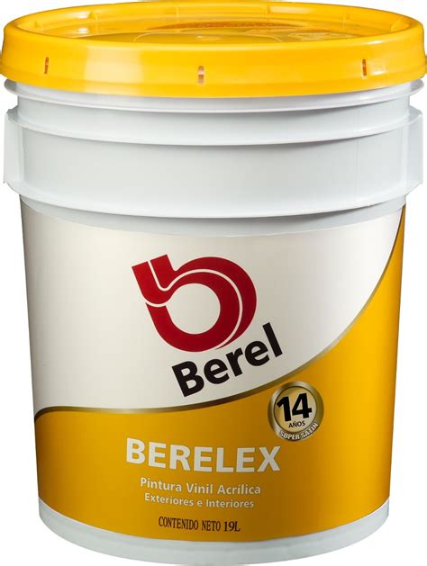 Berel Berelex Super Satin Pintura Vinilica 19lt - $ 1,779.00 en Mercado ...