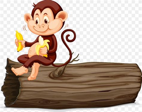 Monkey Eating Banana Clip Art, PNG, 881x696px, Monkey, Banana, Cartoon, Eating, Mammal Download Free