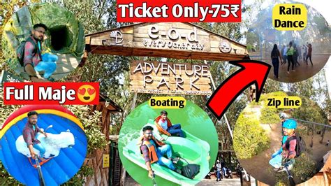 EOD Adventure Park Mayur Vihar 2022 | EOD Park ticket price, timing, address | Rain Dance - YouTube