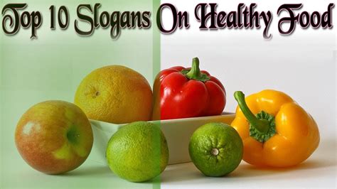 Top 10 Slogans On Healthy Food for all || #HealthandNutrition - YouTube