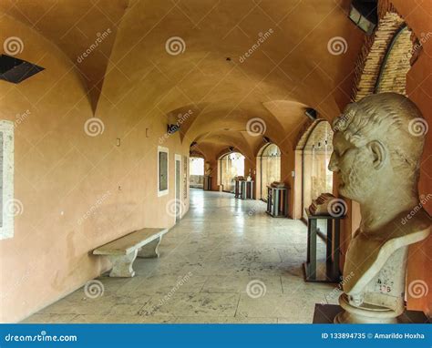 Inside Castel Sant`Angelo editorial image. Image of column - 133894735