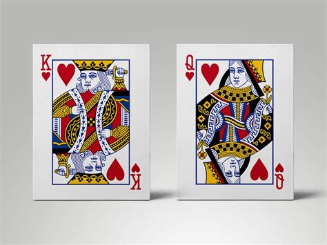 King/queen Playing Card Canvas / Hearts / Diamonds / Spades / Clubs ...