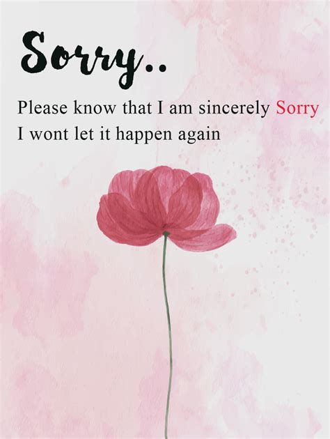 Flowery Apology – I'm Sorry Cards | Birthday & Greeting Cards by Davia ...