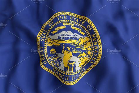 Nebraska State flag. #Sponsored , #PAID, #Nebraska#rendering#flag#State ...