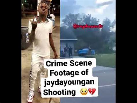 Crime Scene Footage of jaydayoungan Shooting - YouTube