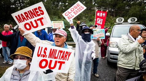 Okinawa Residents Are Protesting the Marines’ Relocation of a Military Base on Their Island ...