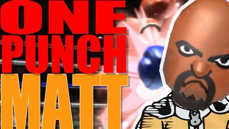 One Punch Matt (Wii Sports) - YouTube