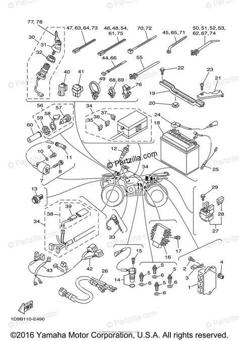 Yamaha ATV 2007 OEM Parts Diagram for Electrical - 1 | Partzilla.com