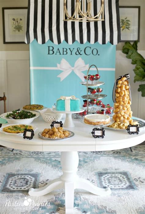 Breakfast at Tiffanys Baby Shower - Parties for Pennies