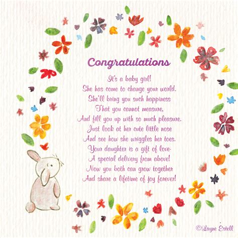 Congratulations, it’s a baby girl! – Seasonal words with Layne Estell