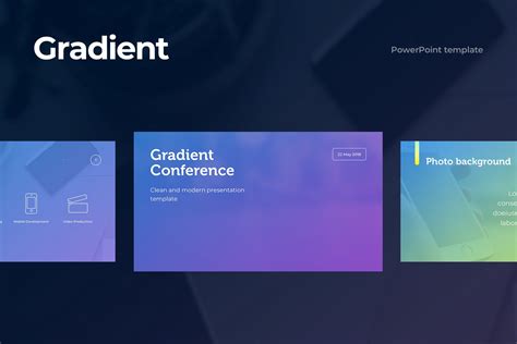 Gradient PowerPoint Template | Presentation Templates ~ Creative Market