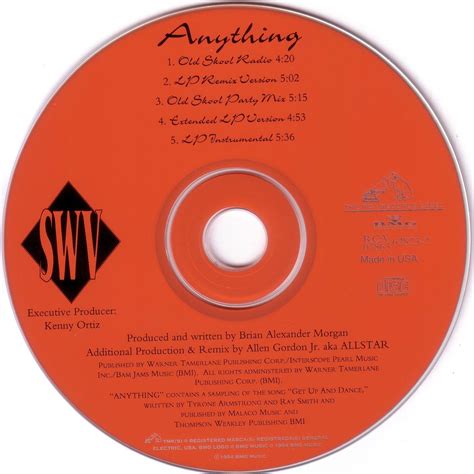 Anything (CDM) - SWV mp3 buy, full tracklist