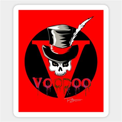 Voodoo Skull - Voodoo - Sticker | TeePublic