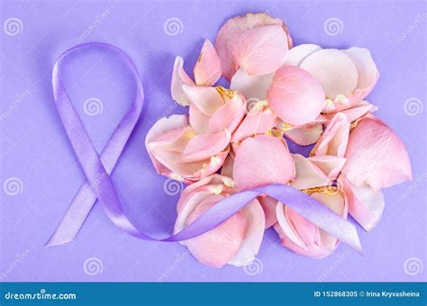 Lavender Color Ribbon, Symbolizing Awareness for All Cancers, February 4th, World Cancer Day ...