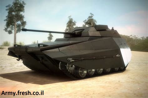 Israeli Carmel Armored Vehicle/Tank, SMASH Electro-Optical Aiming ...