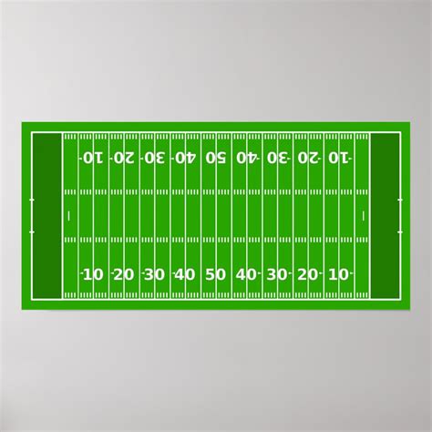 Football Field Poster | Zazzle