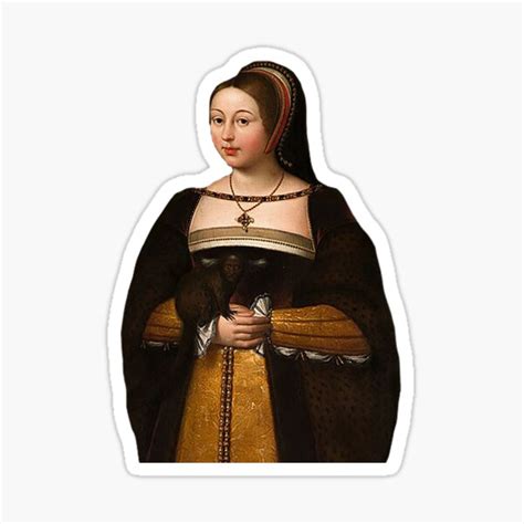 "Margaret Tudor Portrait" Sticker for Sale by ZiaMI | Redbubble