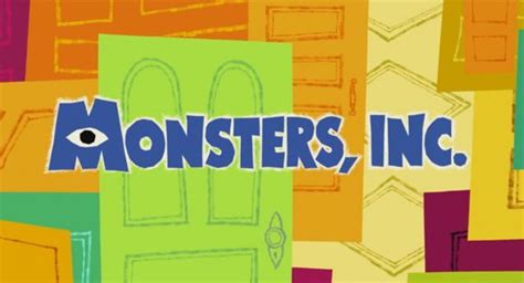 The graphic title sequence to Monsters, Inc. takes a classic 2D approach to open a fantastic 3D ...