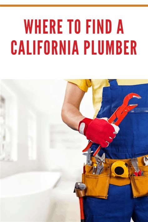 Where to Find a California Plumber • Mommy's Memorandum