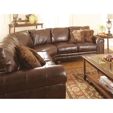 Ashley Furniture Clearance | ... by Ashley Furniture Antique 2130055/56 Sectional | Ch ...