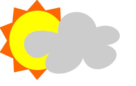 Partly sunny clipart 2 - WikiClipArt