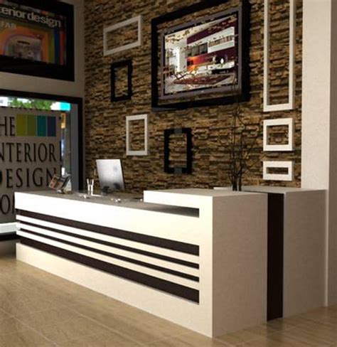 reception area Cash Counter Design, Office Counter Design, Office Table Design, Reception Desk ...