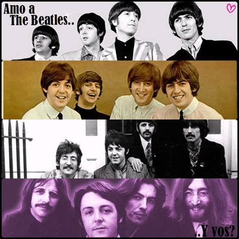 The Beatles through the years