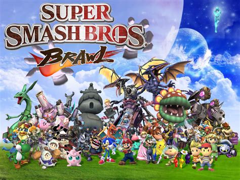 everyone in super smash bros brawl - Super Smash Bros. Brawl Wallpaper ...