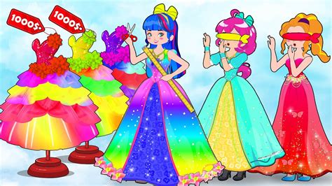 Princess Dress Up Contest! Fashion Dress Design Result with Friends by SM - YouTube