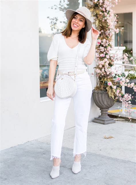 How to Wear All White Outfits | 2018 Spring Fashion Trends