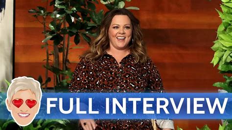 Melissa McCarthy’s Full Interview with Ellen - YouTube