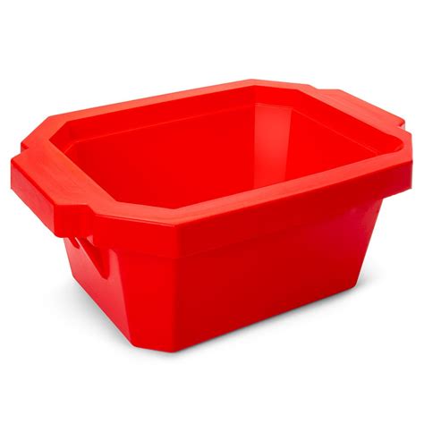 Ice Tray with Lid, 4 Liter, Red - Teslab Scientific | Scientific Lab ...