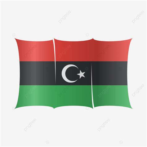 Libya Flag Vector, Libya, Flag, Country PNG and Vector with Transparent ...