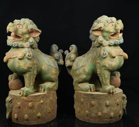 Chinese Antique Hand Carved Large Pair of Exquisite Rare - Etsy