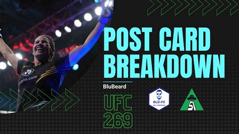 Post Card Breakdown: UFC 269