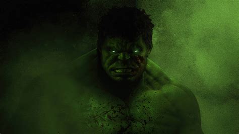 Download 4K Incredible Hulk In A Dark Green Wallpaper | Wallpapers.com