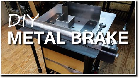 DIY Metal Brake for Bending Sheet Metal - YouTube