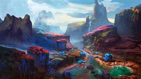 Fantasy landscape concepts that are awe inspiring forever.