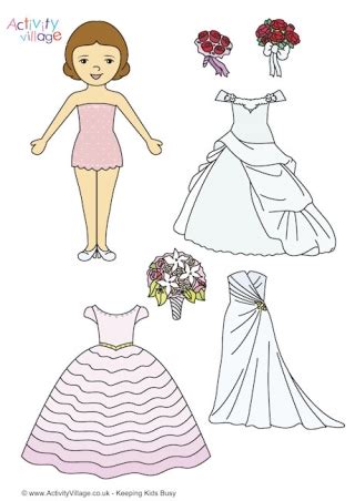 Wedding Paper Dolls