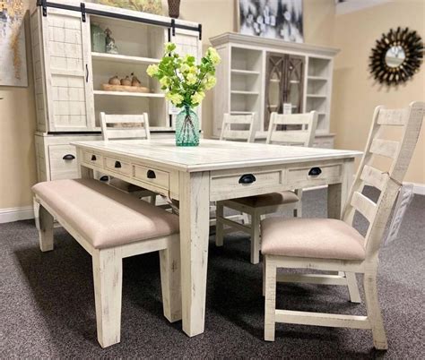 White Distressed Dining Table - Ideas on Foter