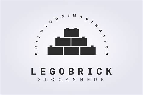 Minimal Pile of Lego Brick Logo Vector Graphic by Lodzrov · Creative ...