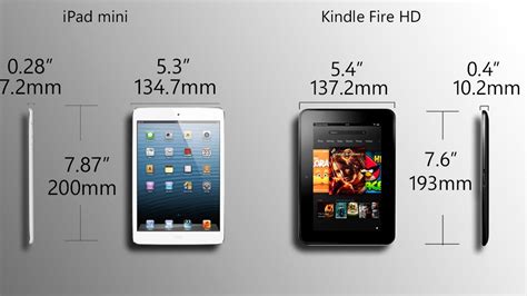 iPad mini vs. Kindle Fire HD