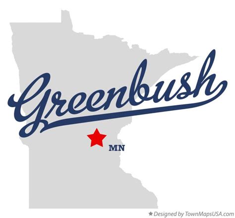 Map of Greenbush, Mille Lacs County, MN, Minnesota