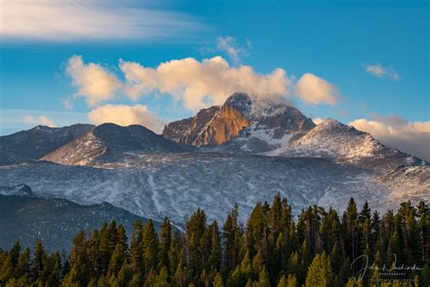 Colorful Sunrise Longs Peak Rocky Mountain National Park Colorado